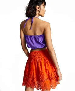 Women's Tie-Neck Halter Top