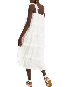 Women's Tiered Midi Dress