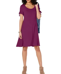 Women's Tie-Sleeve Dress