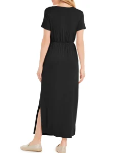 Women's Tie-Waist Maxi Dress