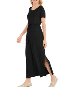 Women's Tie-Waist Maxi Dress