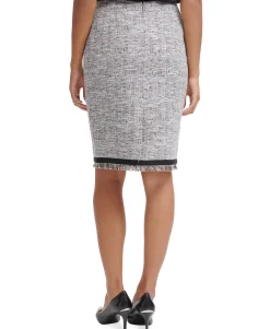 Women's Tweed Pencil Skirt