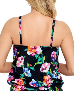 Women's Underwire Blouson Tankini Top