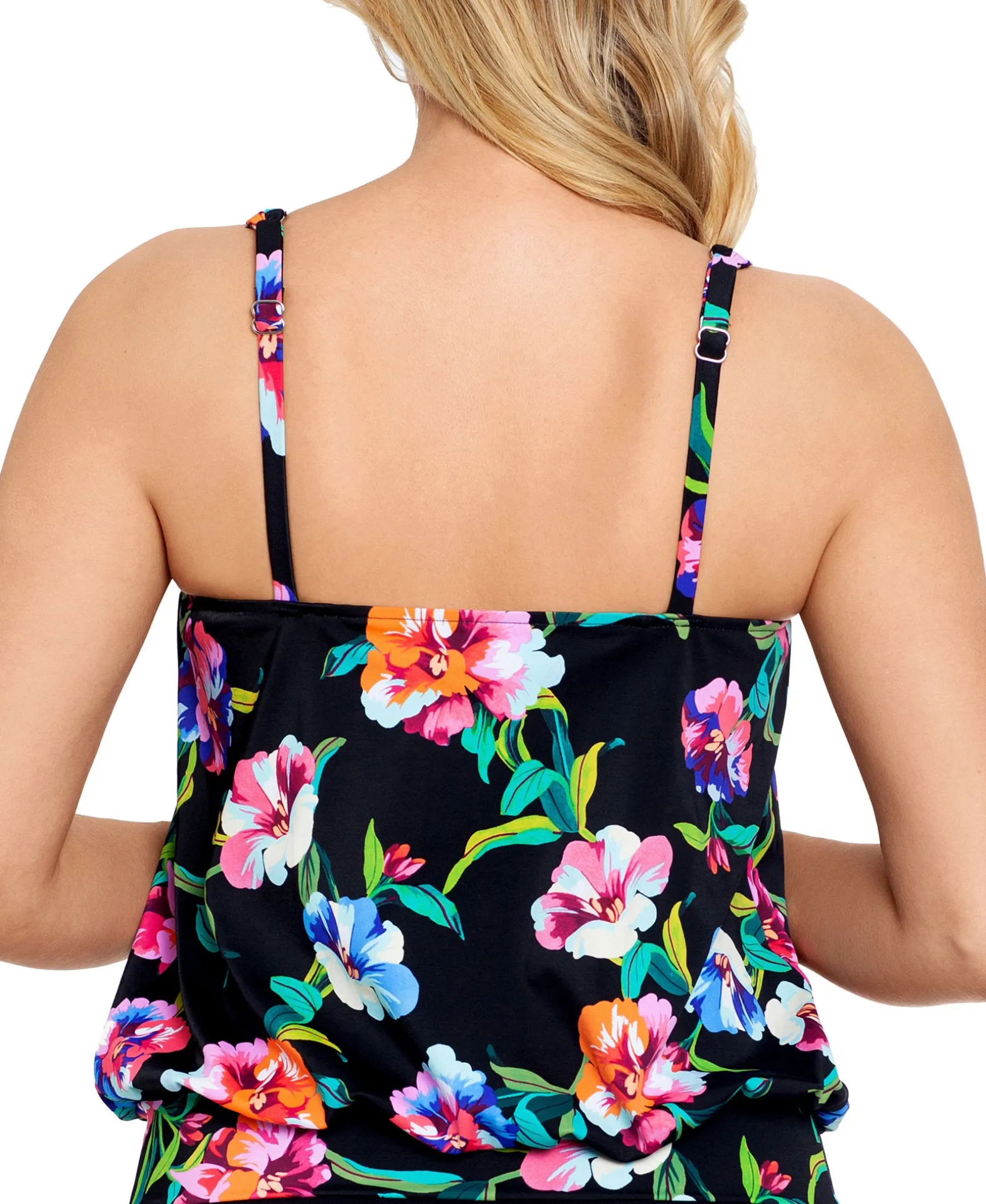 Women's Underwire Blouson Tankini Top