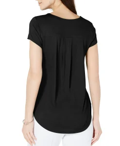 Women's V-Neck Knit T-Shirt