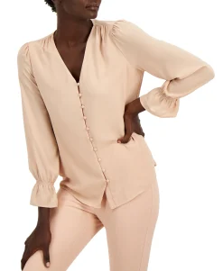 Women's V-Neck Poet Blouse