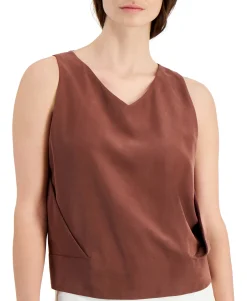 Women's V-Neck Sleeveless Top