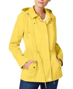 Women's Water-Resistant Hooded Anorak Jacket