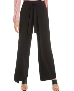 Women's Wide-Leg Tie-Front Pants